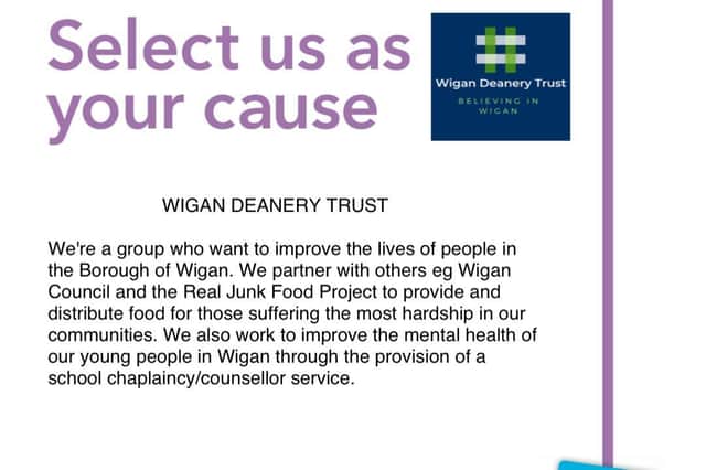 The leaflet that can be found in local co-op stores