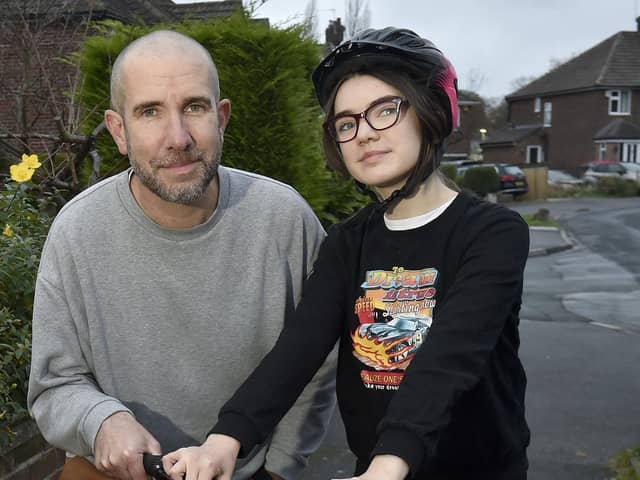 Esther with dad Richard