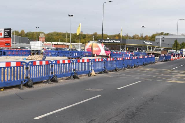 The roadworks are set to be completed by mid-December