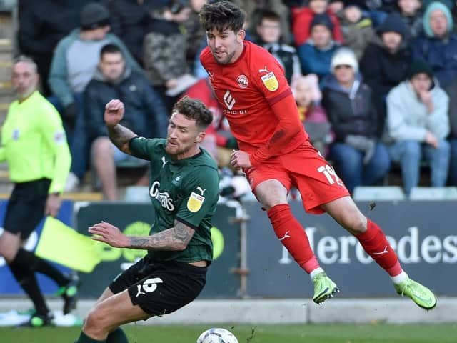 Callum Lang was Latics' matchwinner at Plymouth