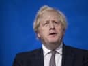 PM Boris Johnson at the Downing Street briefing