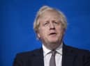 PM Boris Johnson at the Downing Street briefing