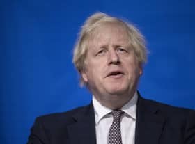 PM Boris Johnson at the Downing Street briefing