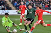 Thelo Aasgaard sets up Will Keane for the opening goal at Plymouth