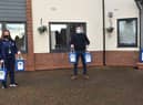 Wigan Athletic Community Trust have been dropping off care packages