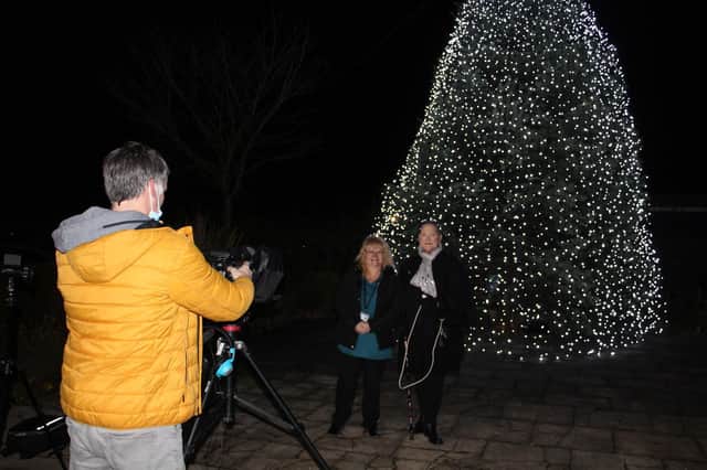 Filming takes place for the Light For A Life service