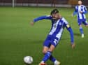 Joe Bennett in action at Accrington