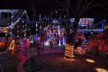 Christmas light displays that were on the tour last year