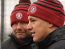 Matty Peet with Lee Briers at Robin Park