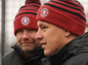 Matty Peet with Lee Briers at Robin Park