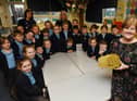 Jacqui Birch pictured with her class