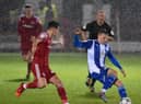 Scott Smith in action at Accrington before his injury
