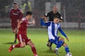 Scott Smith in action at Accrington before his injury