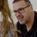 Paddy McGuinness with his daughter in the revealing BBC documentary Paddy and Christine McGuinness: Our Family and Autism