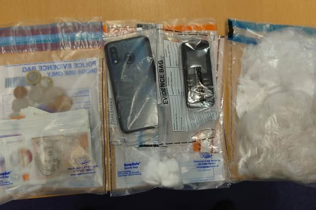 Items seized by the police
