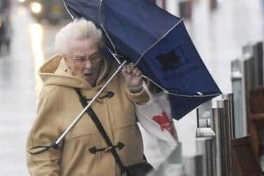 Strong winds are forecast for Tuesday.
