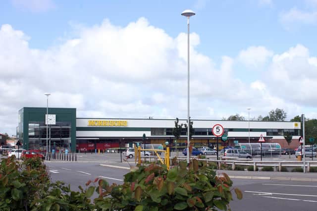 Morrisons' car park off Blackpool Road, Preston, where the collision occurred.