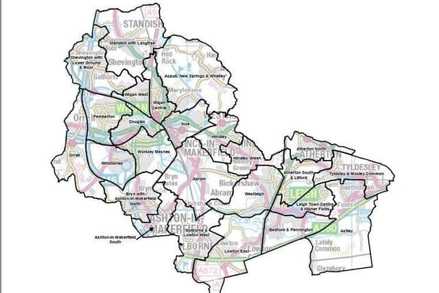 The proposed boundaries