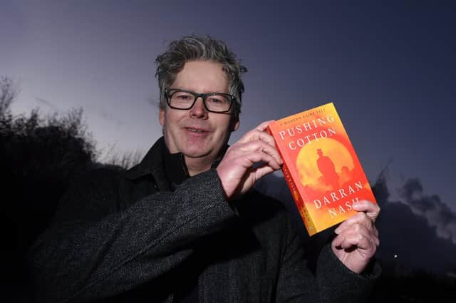 Darran Nash with his debut novel