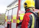 Firefighters were only needed to make the vehicle safe