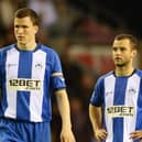 Shaun Maloney and Gary Caldwell during their Latics days