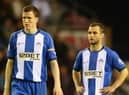 Shaun Maloney and Gary Caldwell during their Latics days