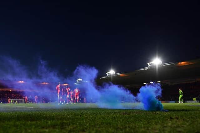 The scenes that followed Callum Lang's stoppage-time winning goal