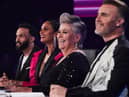 The judges in the new ITV singing competition Walk The Line. From left, Craig David, Alesha Dixon, Dawn French and Gary Barlow