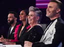 The judges in the new ITV singing competition Walk The Line. From left, Craig David, Alesha Dixon, Dawn French and Gary Barlow