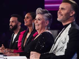 The judges in the new ITV singing competition Walk The Line. From left, Craig David, Alesha Dixon, Dawn French and Gary Barlow