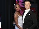 Kai Widdrington, with dance partner AJ Odudu