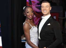 Kai Widdrington, with dance partner AJ Odudu