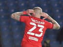 James McClean celebrates his winning goal