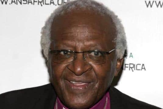 The late Archbishop Desmond Tutu who was best known for his leadership in the struggle against apartheid in South Africa for which he won a Nobel Peace Prize in 1984.