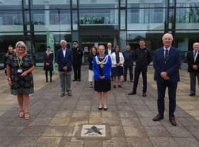A new star to key workers is unveiled on Wigan's Walk of Fame