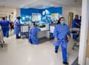 A busy hospital scene