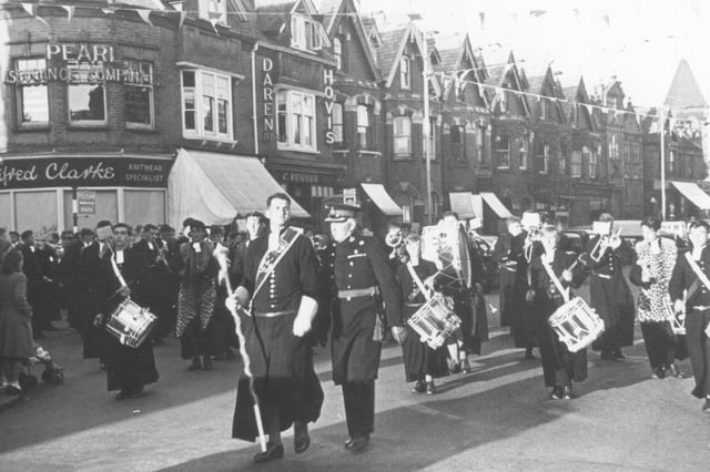 The 1951 festival procession