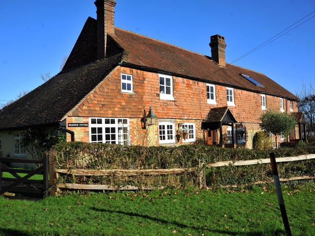 Many of the houses retain the charm of this pretty village.