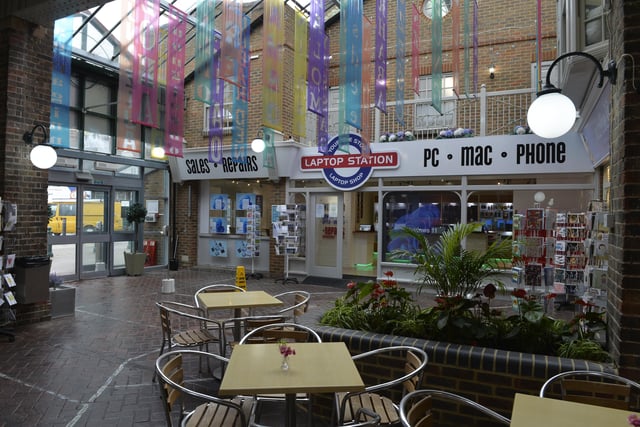 Enterprise Shopping Centre, Eastbourne (Pic by Jon Rigby) SUS-220215-200359008