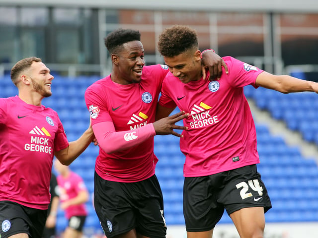 The first Posh match with Grant McCann as manager. He was appointed caretaker-boss after the sacking of Dave Robertson following one win in the first six League One games of the 2015-16 season. Lee Angol (pictured) scored twice as did Souleymane Coulibaly with Erhun Oztumer also on target. Graham Westley was appointed Posh manager two weeks later.