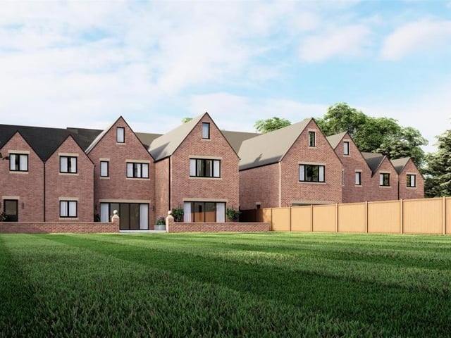 The homes are being built and should be completed by the summer