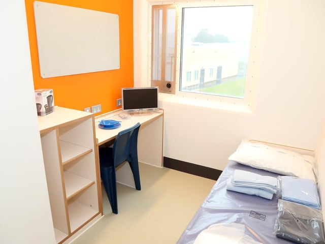 At full capacity the prison will house 1,680 male category C offenders, most in single occupancy rooms, and employ up to 700 people