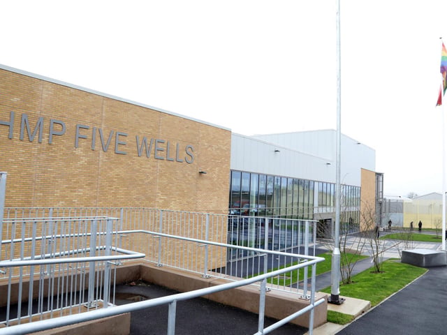 HMP Five Wells 'super prison' cost £253million funded by the Ministry of Justice, built by Keir and manged by G4S