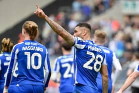 Josh Magennis received a standing ovation after being substituted during Latics' 2-0 victory over Bristol Rovers
