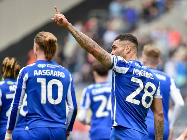 Josh Magennis received a standing ovation after being substituted during Latics' 2-0 victory over Bristol Rovers