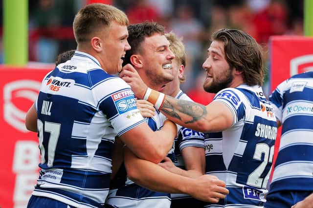 Oliver Partington captained Wigan Warriors in the game against Hull KR