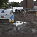 Preparatory work on the site of old Abraham Guest High School