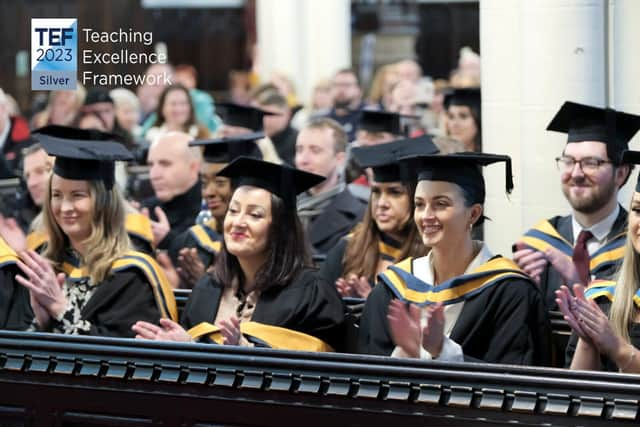 Higher Education students at Graduation 