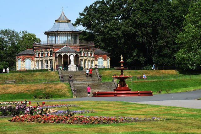 Mesnes Park is a vast area complete with vast green space, play area, bandstand and cafe.
Entry to the park is free with nearby paid parking available