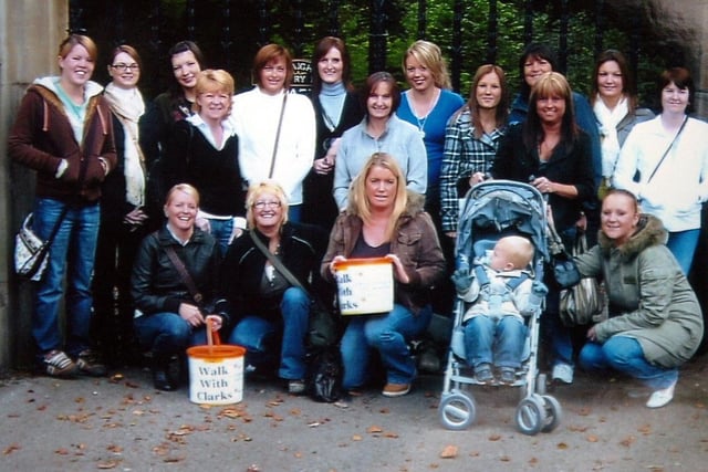 RETRO 2007 - Clarks staff pictured on their sponsored walk to Haigh hall in aid of Wigan and Leigh Hospice